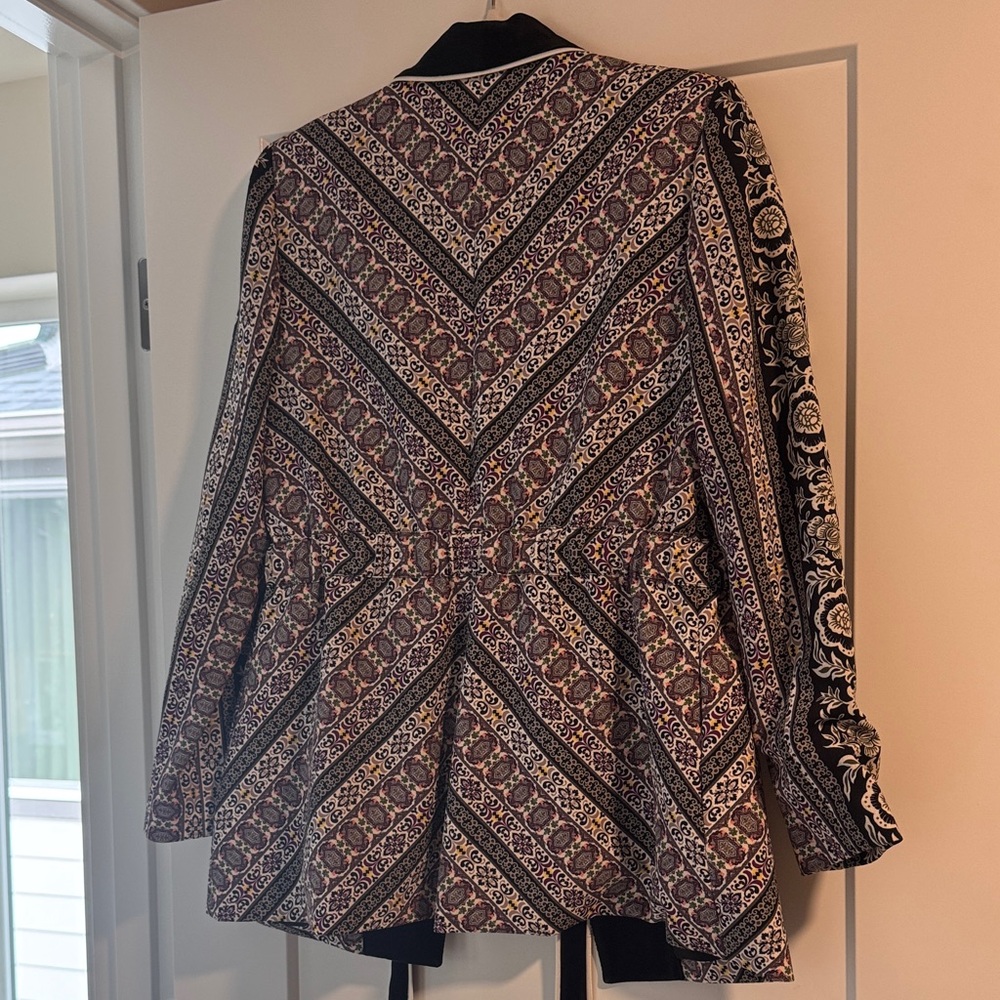 Alice + Olivia Multicolor Patterned Blazer With B… - image 6